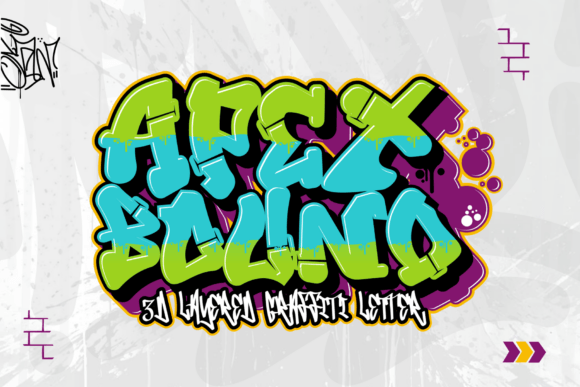 Apex Bound: The 3D Graffiti Typeface for Bold Editorial Design