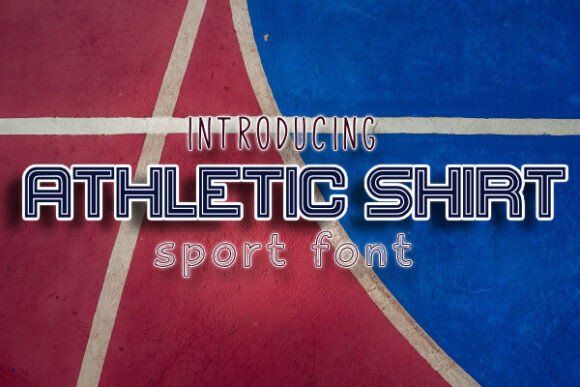 Athletic Shirt: The Bold Display Font for High-Energy Campaigns