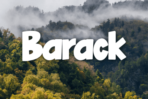 Barack: The Ultimate Display Font for Modern Design