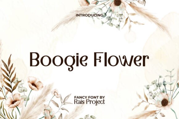 Boogie Flower: The Display Font That Makes Campaigns Pop