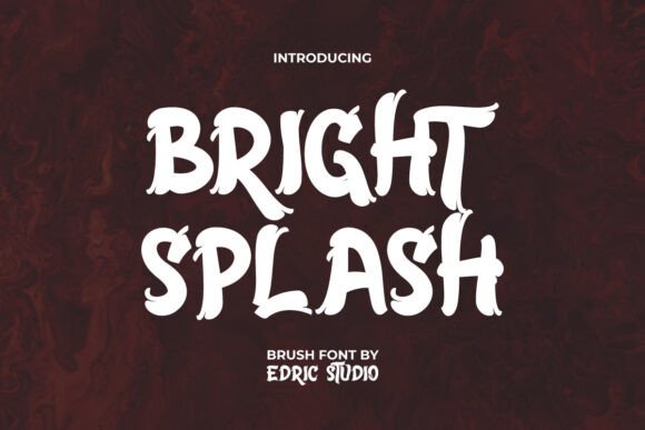 Bright Splash Font: The Display Typeface for High-Impact Campaigns
