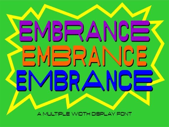Embrance: The Modern Display Typeface for Polished Branding