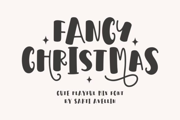 Fancy Christmas: The Perfect Display Font for Holiday Crafts