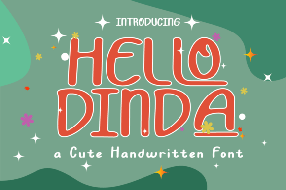 Hello Dinda: The Vibrant Display Font for Engaging Web Experiences