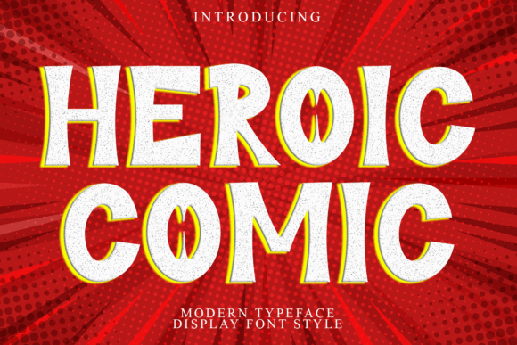 Heroic Comic: The Bold Typeface for Scroll-Stopping Campaigns