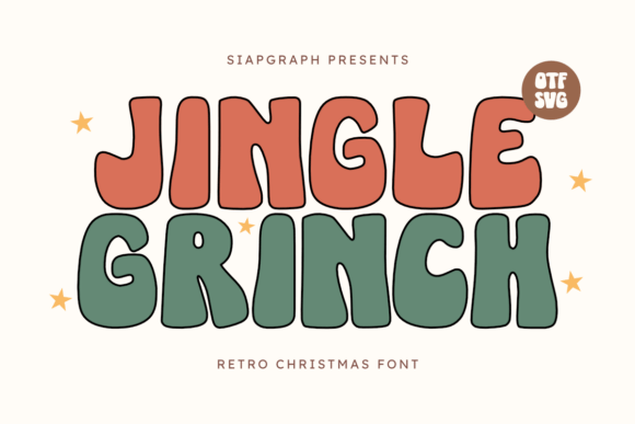 Jingle Grinch: The Retro Display Font for Holiday Product Design