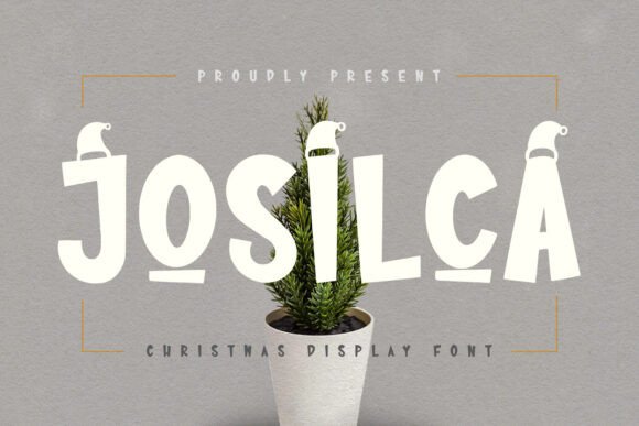 Josilca: The Festive Display Font for Holiday Web Design