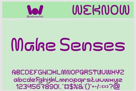 Make Senses: The Ultimate Display Font for Creative Projects