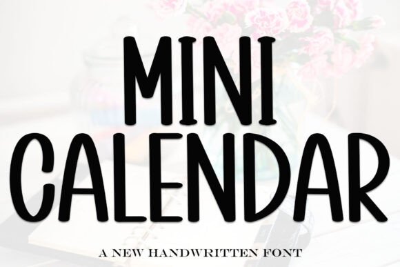 Mini Calendar: A Festive Display Font for Holiday Editorial Design