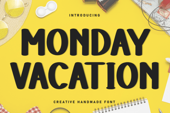 Monday Vacation: The Perfect Display Typeface for Creative Web Projects