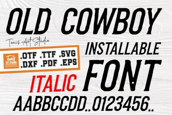 Old Cowboy Italic: A Display Typeface for Editorial Design