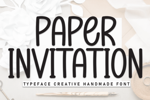 Paper Invitation: The Perfect Creative Font for Warm Branding