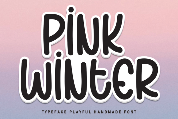 Pink Winter Typeface Review for Handmade Branding