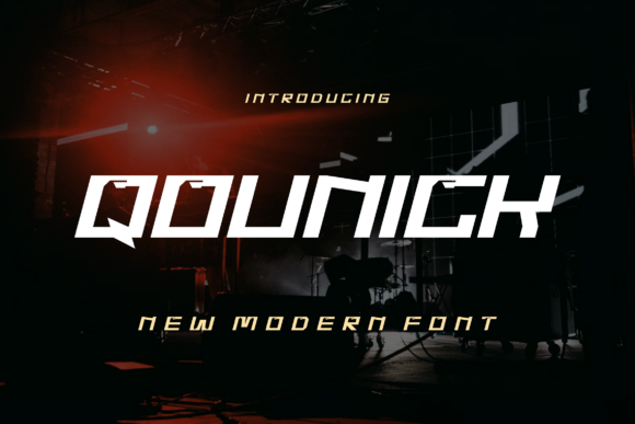 Qounick: The Bold Display Font for Handmade Branding