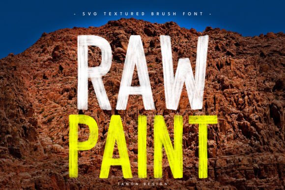 Raw Paint: The Textured Brush Font for Bold Campaigns