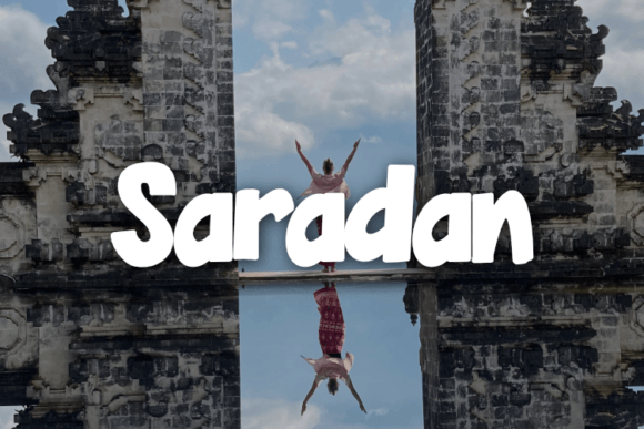 Saradan: The Dynamic Display Font for Editorial Design