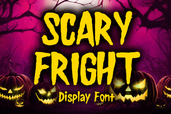Scary Fright: A Vintage Horror Display Font for Bold Branding