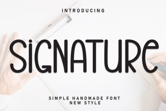 Signature: The Playful Display Font for Viral Campaigns