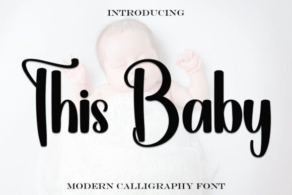 This Baby Typeface: A Festive Display Font for Holiday Web Design