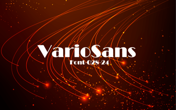 Vario Sans: The Modern Typeface for Bold Shop Branding