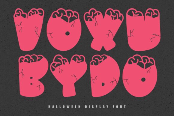 Voxubydo: The Spooky Display Font for Digital Halloween Branding