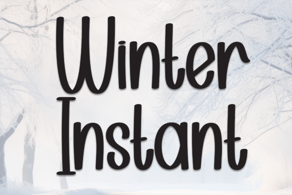 Winter Instant Free Download: A Charming Display Font for Creatives