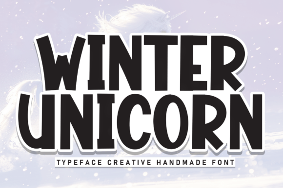 Winter Unicron: A Bold Handwritten Display Font for Creative Brands