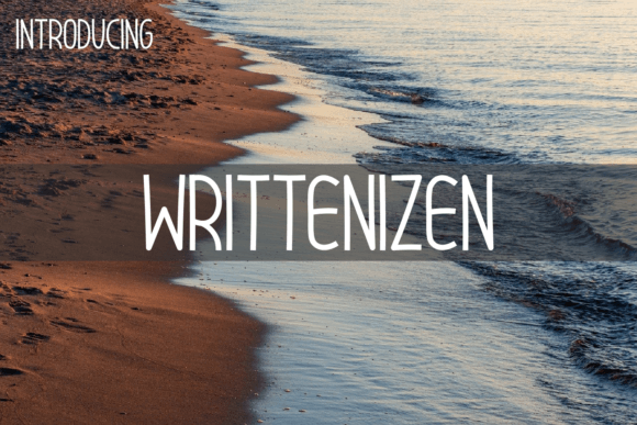 Writtenizen: The Light Display Font for Modern Branding